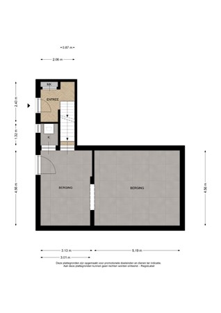 Floorplan - T.G. Gibsonstraat 13, 7411 RN Deventer